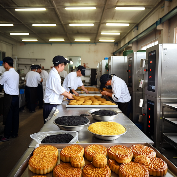 月饼工厂图 月饼工厂图
