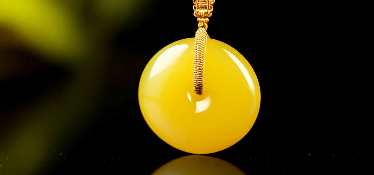 黄金包玉吊坠图片